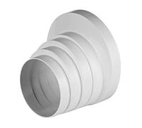 Ducting Pipe Reducer PVC 100mm 110mm 120mm 125mm 150mm Extractor Fan Multistage