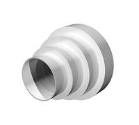 Ducting Reducer 120mm to 80mm / 4.7 to 3 inch Duct Pipe Reduction Connector, Duct Inline Reducer Increaser Connector to Vent Adapter 80-120 mm