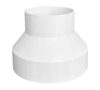 Ducting Reducer 150mm Female to 100mm Male Air Duct Adapter for Bathroom Kitchen Inline Fans HVAC Fitting Lightweight(150-100mm)