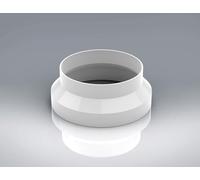 Ducting Reducer 150mm to 125mm - 6 to 5 inch Duct Pipe Reduction Connector for Extract Fans and Ventilation Units