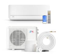 Ductless Mini Split AC/Heating System WiFi Pre-Charged Inverter Heat Pump with 16ft Installation Kit (9,000 BTU, 230V, 18 SEER)