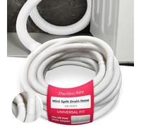 DuctlessAire Mini Split Drain Hose - Condensate Drain Line for Ductless Mini Air Conditioner, Heat Pump Systems, HVAC & More - Portable AC Parts - Universal Flexible Drainage Pipe - 5/8 ID Line (26ft)