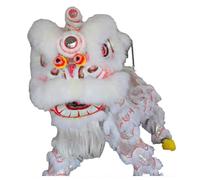 DUddTTW Art Lion Dance Props Double Show Lion Dance Mascot Costume Chinese New Year Dragon Dance Parade Lion Dance Happy Folk Holiday(Wei)