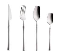 DUddTTW Flatware Set Flatware Set Stainless Steel Dinner Forks 2/3/4 Pcs Knife Fork Spoon Kitchen Table Spoons Mirror Polished Tableware Set Safer
