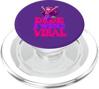 Dude I Went Viral Content Creator Owner Success PopSockets PopGrip for MagSafe