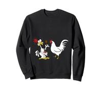 Dude That's Just Wrong! Funny Chicken Eating Fried Fast Food Sweatshirt