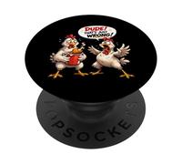 Dude That's Just Wrong Funny Fried Chicken PopSockets Adhesive PopGrip