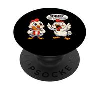 Dude That's Just Wrong Funny Fried Chicken PopSockets Adhesive PopGrip