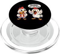 Dude That's Just Wrong Funny Fried Chicken PopSockets PopGrip for MagSafe