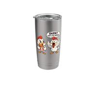 Dude That's Just Wrong Funny Fried Chicken Stainless Steel Insulated Tumbler