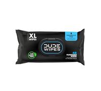 Dude Wipes Flushable Wipes, Unscented & Naturally Soothing, Dispenser Pack (48 ct)