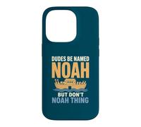Dudes Be Named Noah Funny Name Pun of Biblical Proportions Case for iPhone 14 Pro
