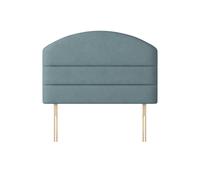 Dudley - Small Single - Lined Headboard - Duck Egg Blue - Fabric - 2ft6 - Happy Beds
