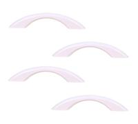 DUDSME Wooden Handles for Cupboards 4Pcs Dragon Boat Festival Gift Box Souvenir Wooden Box Wooden Packaging Box Luggage Storage Box Handle White Punched Bridge Handle(White Bridge Pull Handle)