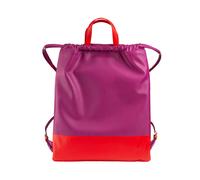 DUDU Drawstring Leather Backpack for Women Sport Fashion Coulisse Sack Bag with