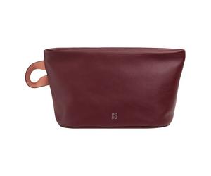 DuDu Fuerteventura cosmetic bag leather 28 cm red