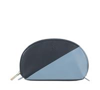 DUDU Genuine Leather Makeup Bag Cosmetic Pouch Travel Organizer Toiletry Clutch