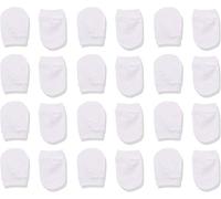 DUDU N GIRLIE 48-Piece Newborn Baby Mittens Baby Anti Scratch Mittens No Scratch Mittens Baby Gloves For 0-6 Months Baby Boys Girls