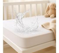 Dudu N Girlie Cot Mattress Protector 140 x 70 Waterproof - Breathable Terry Towel Deep Toddler Mattress Protector -Topper Cover kids mattress protector waterproof.