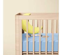 Dudu N Girlie Cotton Thick Jersey Cot Fitted Sheet, Blue