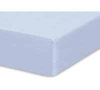 Dudu N Girlie Fitted Cot Bed Sheets | Cot Sheets 120x60 Fitted Cotton | Soft Bed sheets Hypoallergenic Fully Elasticated Skirt Breathable Easy Care (Single Pack, Blue)