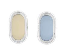 Dudu N Girlie Moses Basket Fitted Sheets Set - 100% Jersey Cotton Bassinet Size Newborn Hypoallergenic Breathable Easy Care Soft Fitted Sheet For Baby Bassinet (Pack of 2, Cream & Blue)