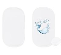 Dudu N Girlie Moses Basket Mattress Protector Waterproof 74 x 28 cm -Fitted Mattress Protector- Mattress Cover for Baby Breathable and Non Noisy Anti Bacterial and Fully Fitted, Pack of 2