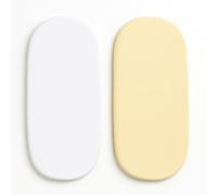 Dudu N Girlie Moses Basket Sheets 67 x 30 cm Cotton | Cradle Fitted Sheets Jersey Soft Bassinet Bedsheet Hypoallergenic Elasticated Breathable Pram Fitted Sheets (Pack of 2, White & Yellow)