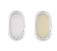 Dudu N Girlie Moses Basket Sheets 67 x 30 cm Cotton | Cradle Fitted Sheets Jersey Soft Bassinet Bedsheet Hypoallergenic Elasticated Breathable Pram Fitted Sheets (Pack of 2, White & Cream)