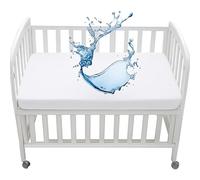 Dudu N Girlie Terry Cotton Space Saver Cot Mattress Protector, 50 cm x 100 cm,Package May Vary