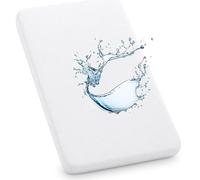 Dudu N Girlie Waterproof Mini Cot Mattress Protector - Terry Towel Space Saver Cot Mattress Topper - 10 cm Extra Deep Box Stretch Skirt - Machine Washable Mattress Cover,50x100cm.