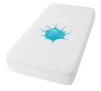 Dudu N Girlie Waterproof Travel Cot Mattress Protector 65x95 cm - Fabric Hypoallergenic and Noiseless Fitted Sheet Cover - 100% Waterproof Mattress Protector Cot Mattress Topper.