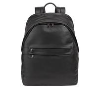 DuDu New York Daypack Genuine Leather 41 cm Laptop compartment black