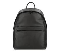 DuDu New York Daypack Genuine Leather 41 cm Laptop compartment gray