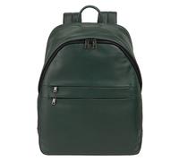 DuDu New York Daypack Genuine Leather 41 cm Laptop compartment green