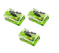 Dudu Osun Black Soap 150g Moisturizing & Deep Cleansing Natural Soap Perfect for Face & Body, Ideal for Skincare Routines (3 Pcs)