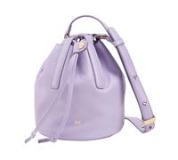 DUDU Piccola Borsa a Secchiello da Donna in Vera Pelle con Tracolla Regolabile e Chiusura a Coulisse - Borsa a Tracolla Elegant e Compatta con Cordoncino, Perfetta per l'Uso Quotidiano Provence Purple