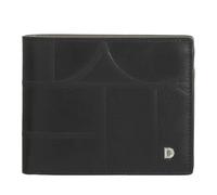 DUDU Portafoglio da Uomo RFID in Pelle Stampata Classico con Portamonete - Elegant, Compatto, con Scomparti per Carte e Banconote Black_taupe