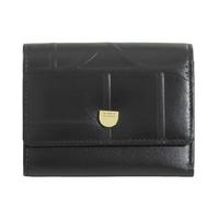 DUDU Portafoglio Donna Piccolo RFID in Vera Pelle Stampata, Portafogli con Tasca a Cerniera - Elegant, Compatto da Borsetta, Perfetto per Carte e Monete Black_nude