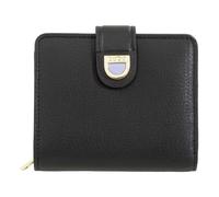DuDu Skyline Wallet RFID protection Genuine Leather 11 cm black
