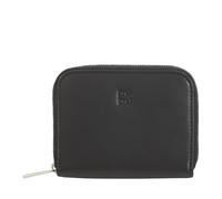 DUDU Small Coin Purse Zipped in Genuine Leather, Men Women Compact Pouch with Me