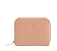 DUDU Small Coin Purse Zipped in Genuine Leather, Men Women Compact Pouch with Me