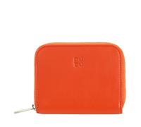 DUDU Small Coin Purse Zipped in Genuine Leather, Men Women Compact Pouch with Me