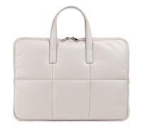 DuDu Togean Laptop bag Leather 36 cm white