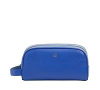 DUDU Toiletry Bag for Man Woman in Soft Leaher, Wash Bag for Travels with Double