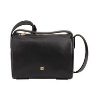 DUDU Women's Leather Shoulder Bag - Elegant Small Bag with Adjustable Shoulder Strap for Any Occasion Black_Nude