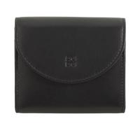 DUDU Women's RFID Blocking Leather Small Compact Zipper Pocket Wallet Card Case