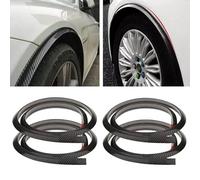 DuDuZui 1.5m/4.9ft Car Universal Mudguards, Carbon Fiber, Pack of 4 Pcs