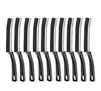 DuDuZui Crevice Cleaning Brush, 10PCS Long Handle Hard Bristle Crevice Gap Cleaning Brush, Great for Kitchen Surfaces, Shutter Door,Windows Groove, Tiles, Water Channel, Dead Corner