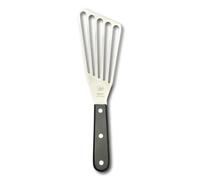 DUE BUOI Flexible Left Hand Turner Spatula Blade dimension 3" x 6"1/3. Professional quality restaurant. Kitchen bbq grill griddle fish fry. ICQ Approved.